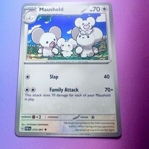 maushold - 074/091 (uncommon) — pokemon: paldean fates